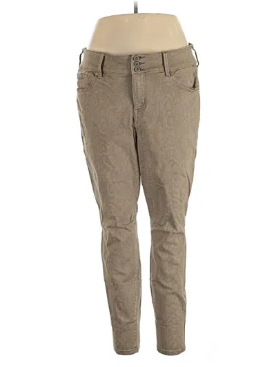 Pre-owned Torrid Jeggings In Brown