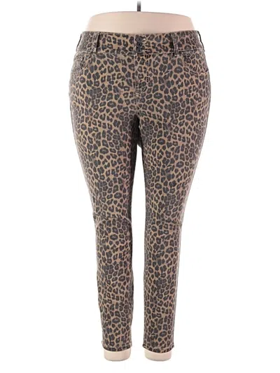Pre-owned Torrid Jeggings In Brown