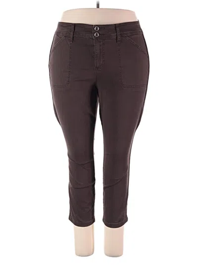 Pre-owned Torrid Jeggings In Brown