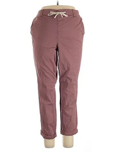 Pre-owned Torrid Jeggings In Burgundy