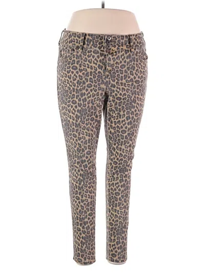 Pre-owned Torrid Jeggings In Gold