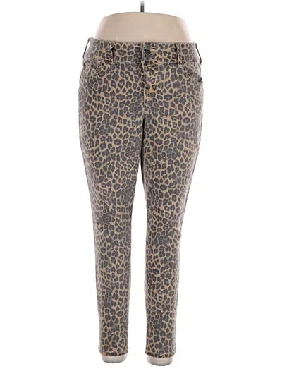 Pre-owned Torrid Jeggings In Gold