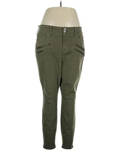 Pre-owned Torrid Jeggings In Green