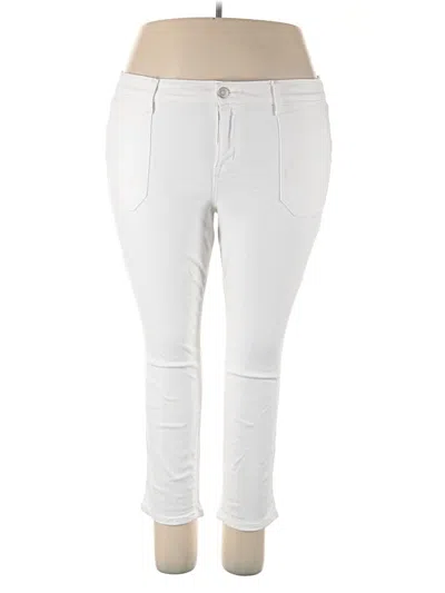 Pre-owned Torrid Jeggings In Ivory