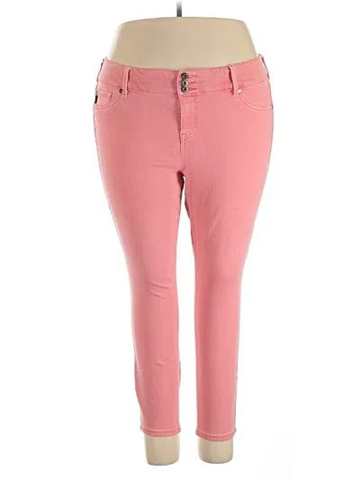 Pre-owned Torrid Jeggings In Pink