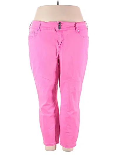Pre-owned Torrid Jeggings In Pink