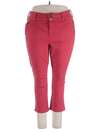 Pre-owned Torrid Jeggings In Red