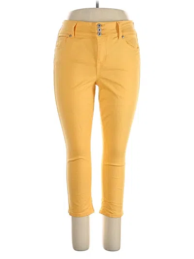 Pre-owned Torrid Jeggings In Yellow