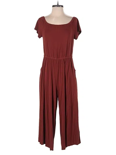 Pre-owned Torrid Jumpsuit In Burgundy