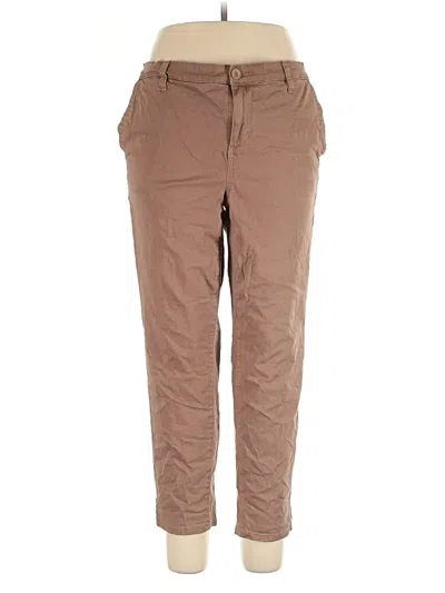 Pre-owned Torrid Khaki Pant In Brown