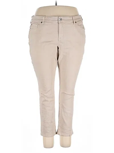 Pre-owned Torrid Khaki Pant In Brown