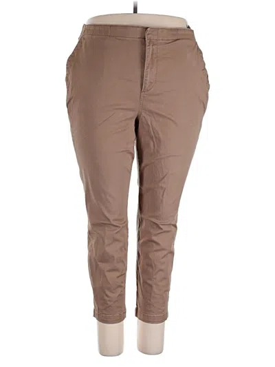 Pre-owned Torrid Khaki Pant In Brown