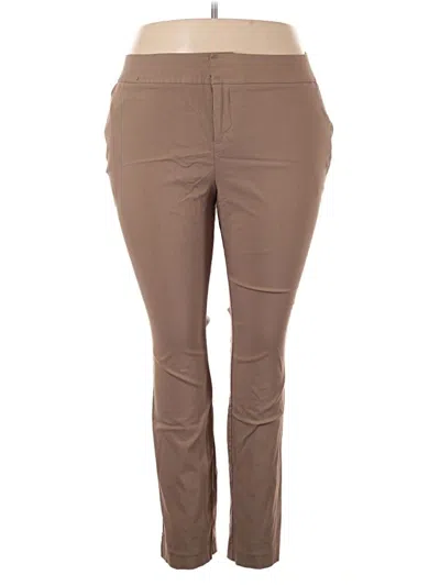 Pre-owned Torrid Khaki Pant In Brown