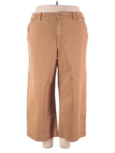 Pre-owned Torrid Khaki Pant In Brown