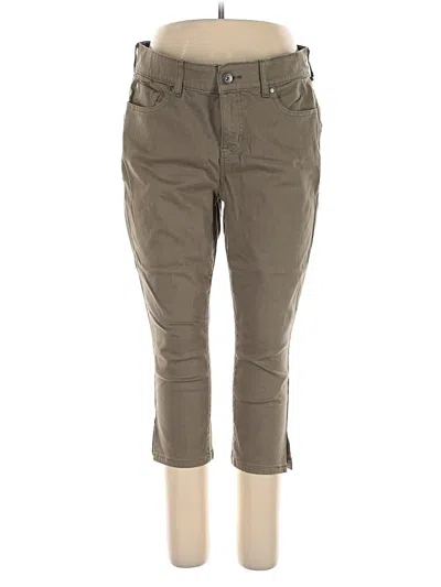 Pre-owned Torrid Khaki Pant In Green