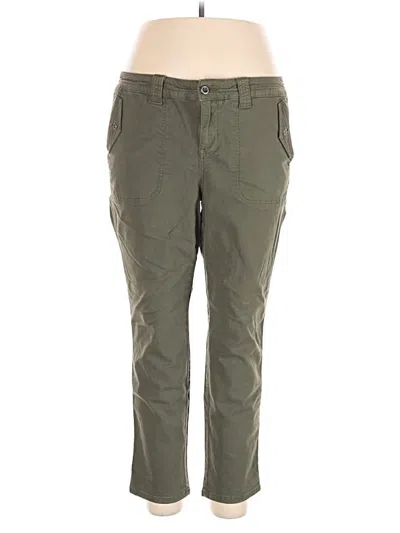 Pre-owned Torrid Khaki Pant In Green
