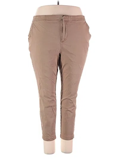 Pre-owned Torrid Khaki Pant In Tan