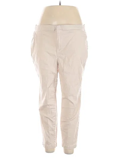 Pre-owned Torrid Khaki Pant In White