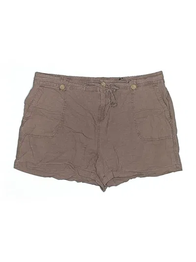 Pre-owned Torrid Khaki Shorts In Brown