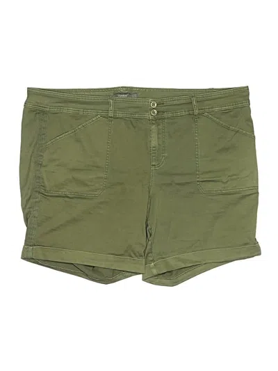 Pre-owned Torrid Khaki Shorts In Green