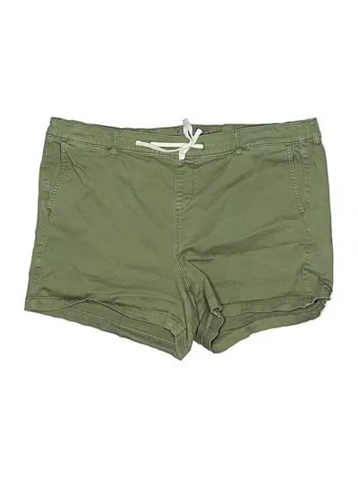 Pre-owned Torrid Khaki Shorts In Green