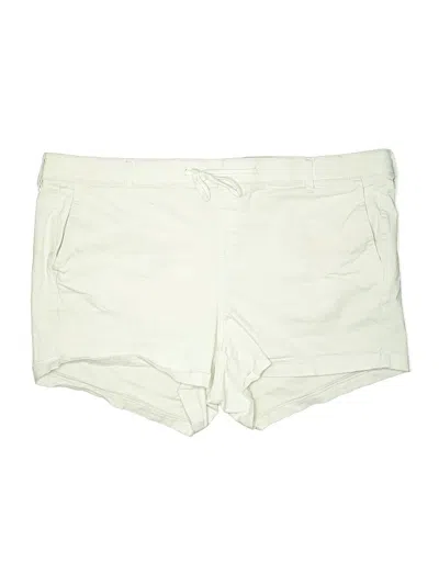 Pre-owned Torrid Khaki Shorts In Ivory