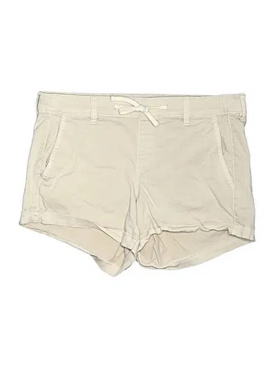 Pre-owned Torrid Khaki Shorts In Ivory