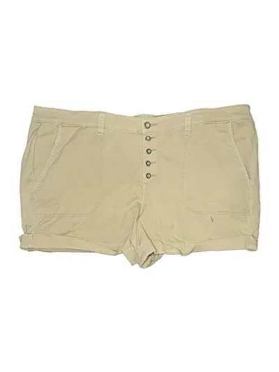 Pre-owned Torrid Khaki Shorts In Tan