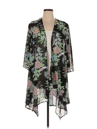 Pre-owned Torrid Kimono In Black