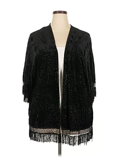 Pre-owned Torrid Kimono In Black