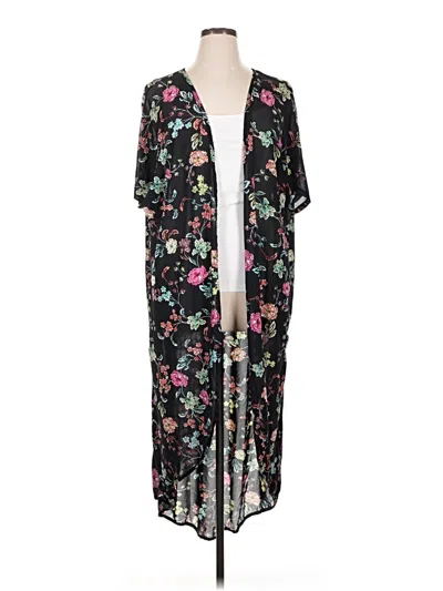 Pre-owned Torrid Kimono In Black