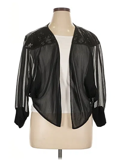 Pre-owned Torrid Kimono In Black