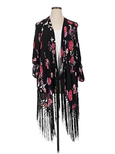 Pre-owned Torrid Kimono In Black