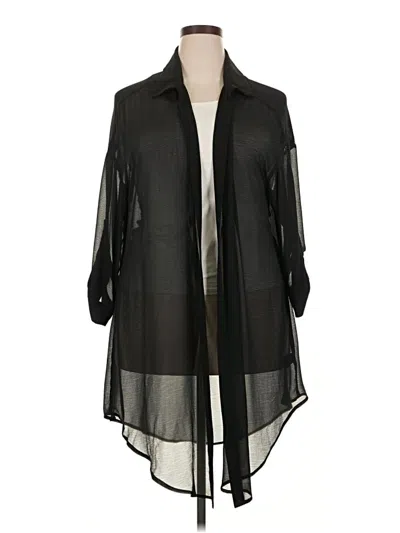 Pre-owned Torrid Kimono In Black