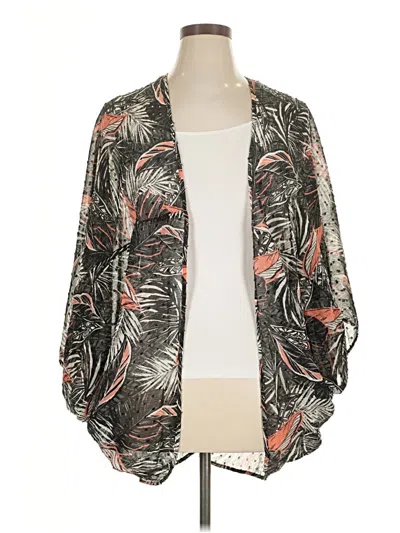Pre-owned Torrid Kimono In Black