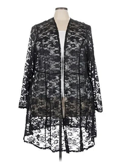 Torrid Kimono In Black