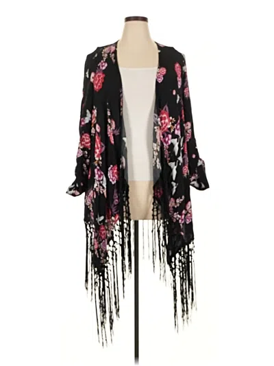 Pre-owned Torrid Kimono In Black
