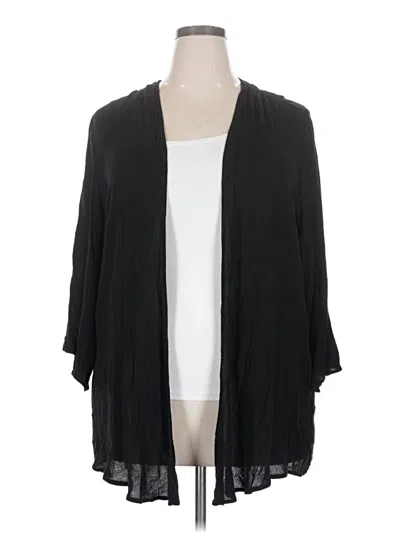 Pre-owned Torrid Kimono In Black