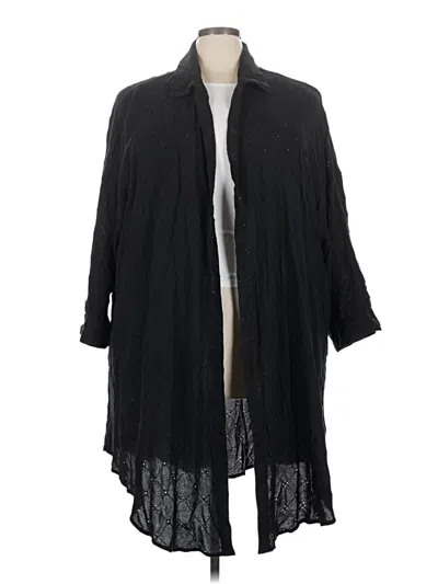 Pre-owned Torrid Kimono In Black