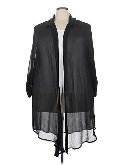 Pre-owned Torrid Kimono In Black