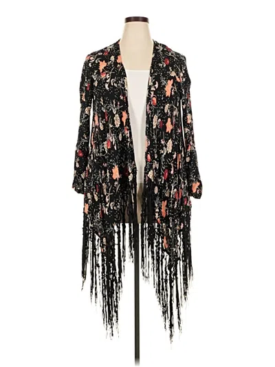 Pre-owned Torrid Kimono In Black