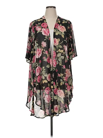 Pre-owned Torrid Kimono In Black