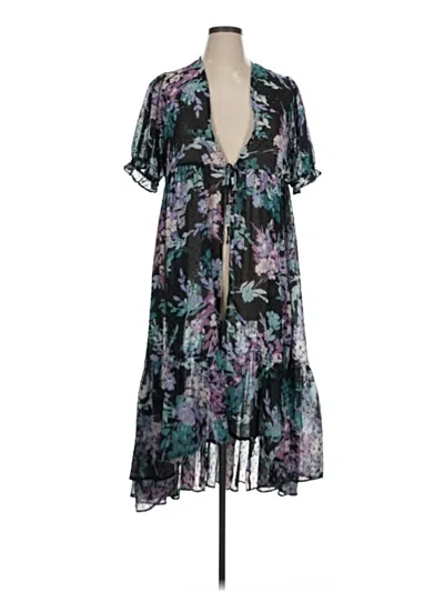 Pre-owned Torrid Kimono In Black