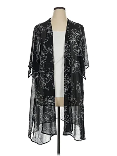 Pre-owned Torrid Kimono In Black