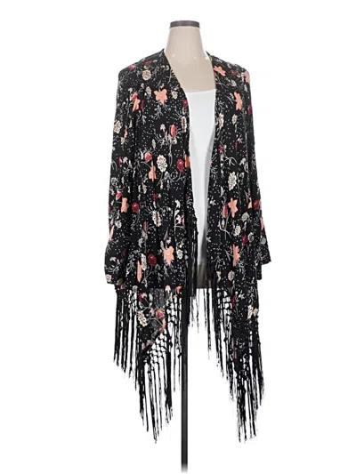 Pre-owned Torrid Kimono In Black