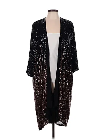 Pre-owned Torrid Kimono In Black