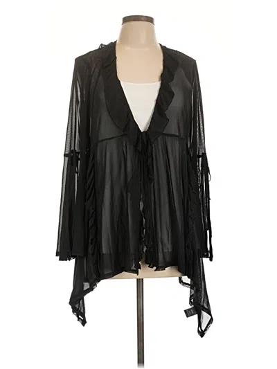 Pre-owned Torrid Kimono In Black