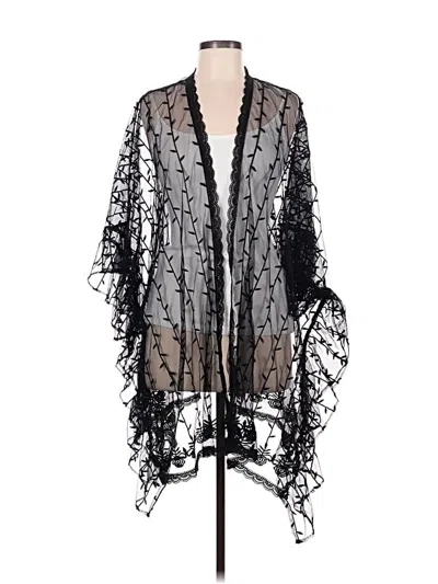 Pre-owned Torrid Kimono In Black