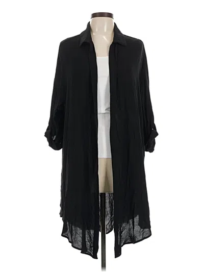 Pre-owned Torrid Kimono In Black