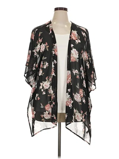 Pre-owned Torrid Kimono In Black